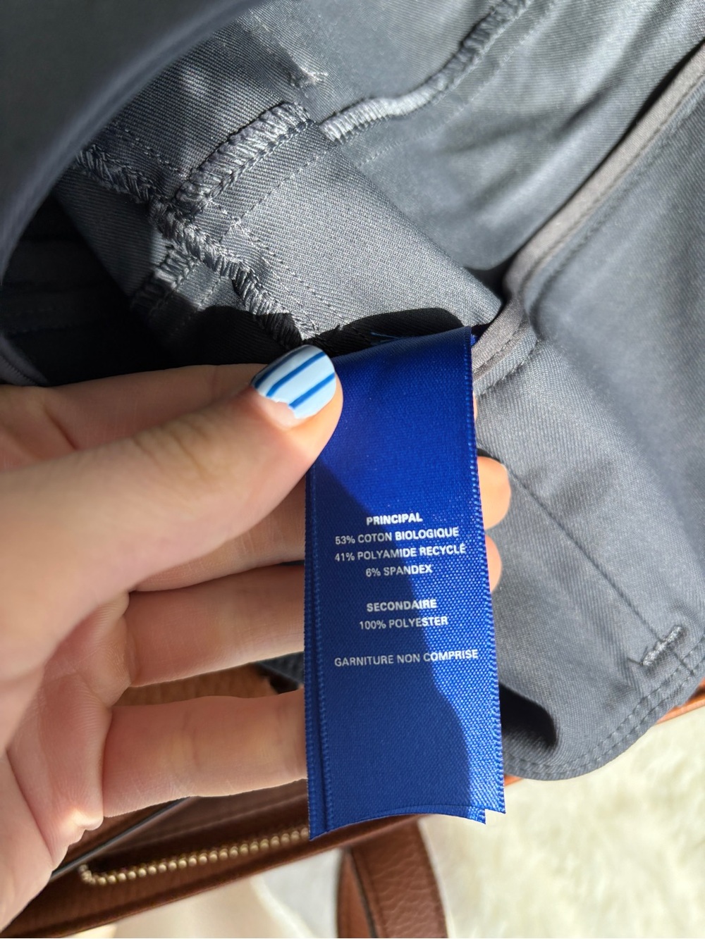 Kit and Ace Men's Charcoal Gray Chinos - Picture 5 of 5